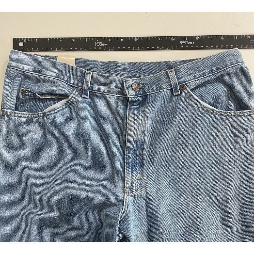 Vintage Lee Jeans Sears Mens Regular Fit Eurobleach Blue Size 40 x 30 New (NWT) - Picture 3 of 16